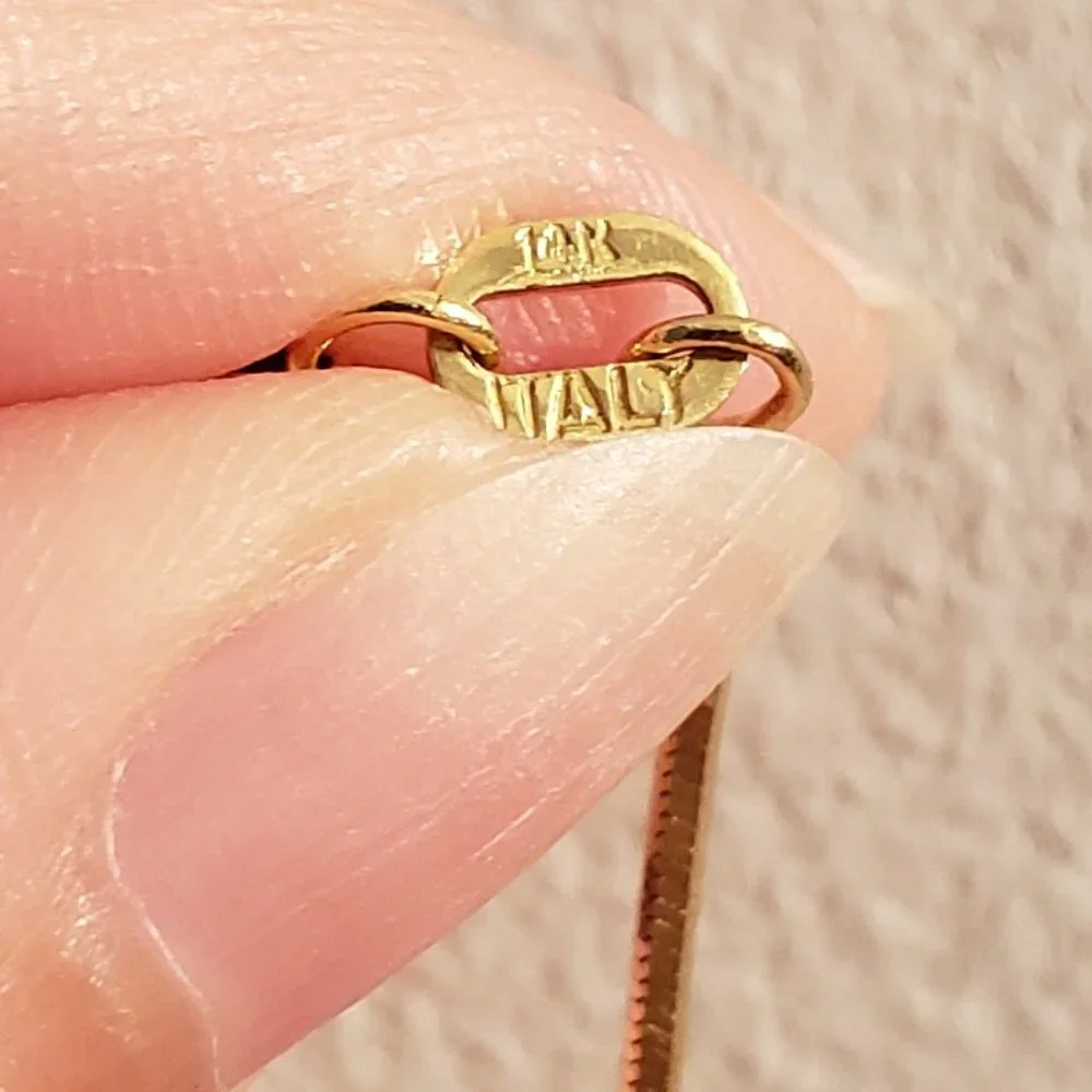 14k Gold Vintage Snake Chain - Picture 6 of 9